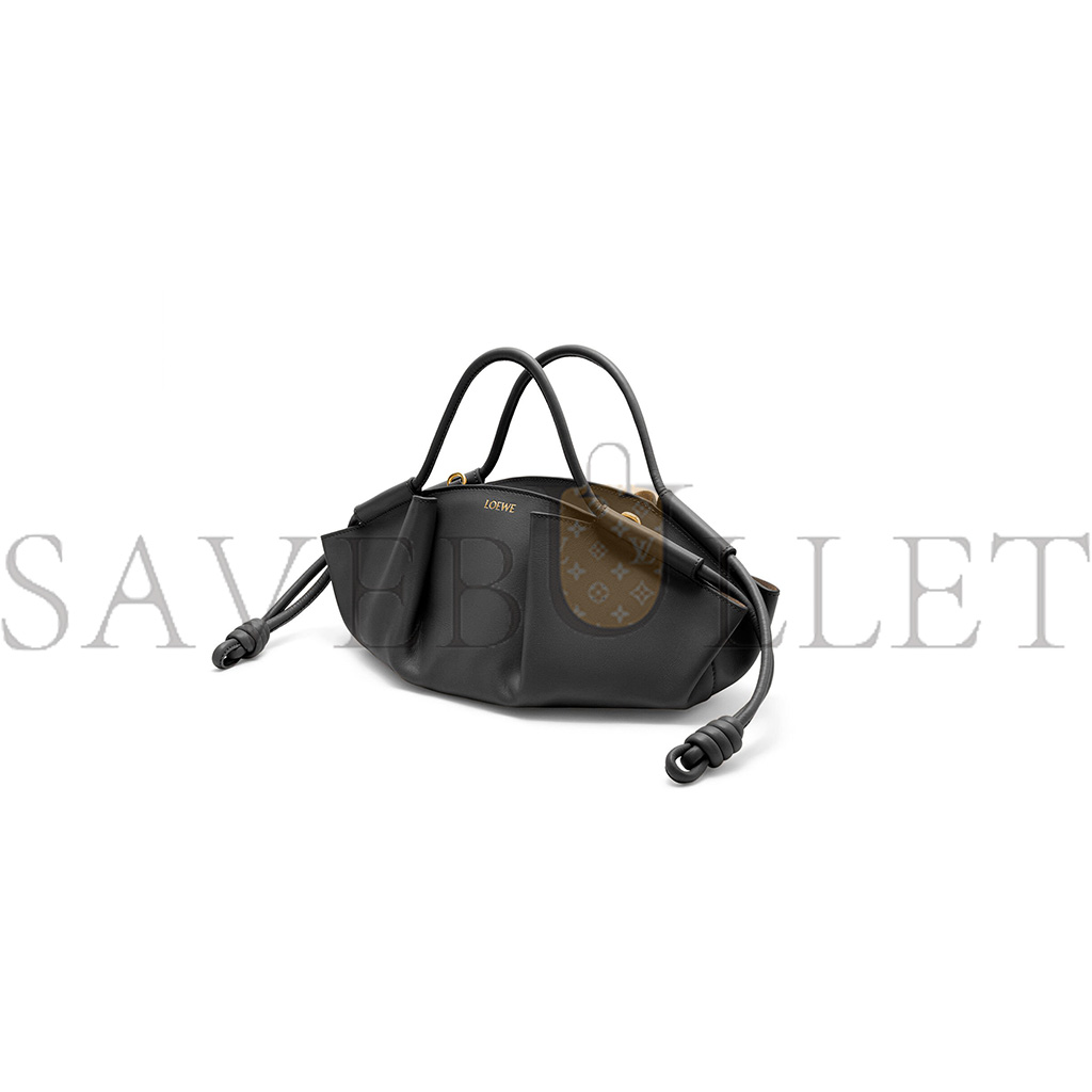 LOEWE SMALL PASEO BAG IN SHINY NAPPA CALFSKIN A709P48X02 (35*21*11.5cm)